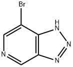 7-bromo-3H-[1,2,3]triazolo[4,5-c]pyridine Struktur