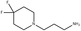 3-(4,4-difluoropiperidin-1-yl)propan-1-amine Struktur