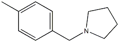 1-[(4-methylphenyl)methyl]pyrrolidine Struktur