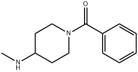 (4-(METHYLAMINO)PIPERIDIN-1-YL)(PHENYL)METHANONE Struktur