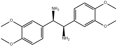 (1S,2S)-1,2-BIS(3,4-DIMETHOXYPHENYL)ETHANE-1,2-DIAMINE Struktur