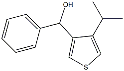 (4-ISOPROPYLTHIOPHEN-3-YL)(PHENYL)METHANOL Struktur