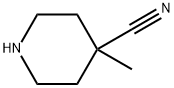 4-methyl-4-piperidinecarbonitrile Struktur