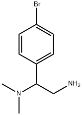 [2-Amino-1-(4-bromophenyl)ethyl]dimethylamine Struktur