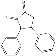 2,3-Pyrrolidinedione,1,5-diphenyl- Struktur