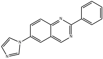 6-(1H-IMIDAZOL-1-YL)-2-PHENYL-QUINAZOLINE Struktur