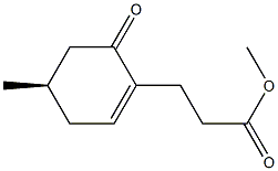 methyl (R)-3-(4-methyl-6-oxocyclohex-1-en-1-yl)propanoate Struktur