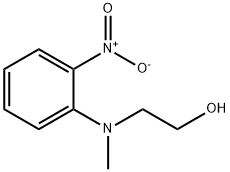 2-(N-methyl-N-(2-nitrophenyl)amino)ethanol Struktur