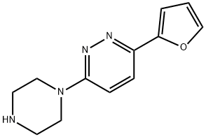 3-(furan-2-yl)-6-(piperazin-1-yl)pyridazine, 1105195-43-4, 結(jié)構(gòu)式