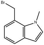 7-(BROMOMETHYL)-1-METHYL-1H-INDOLE Struktur