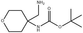 TERT-BUTYL (4-(AMINOMETHYL)TETRAHYDRO-2H-PYRAN-4-YL)CARBAMATE Struktur