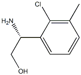 (2R)-2-AMINO-2-(2-CHLORO-3-METHYLPHENYL)ETHAN-1-OL Struktur