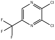 2,3-Dichloro-5-(trifluoromethyl)pyrazine Struktur