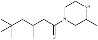 3,5,5-trimethyl-1-(3-methylpiperazin-1-yl)hexan-1-one Struktur