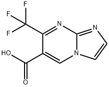 7-(Trifluoromethyl)imidazo[1,2-a]pyrimidine-6-carboxylic acid Struktur