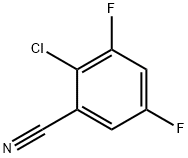 2-CHLORO-3,5-DIFLUOROBENZONITRILE Struktur