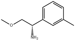 (1S)-2-METHOXY-1-(3-METHYLPHENYL)ETHAN-1-AMINE Struktur