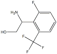 2-AMINO-2-[2-FLUORO-6-(TRIFLUOROMETHYL)PHENYL]ETHAN-1-OL Struktur