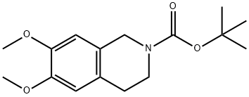 N-Boc-6,7 dimethoxytetrahydroisoquinoline Struktur