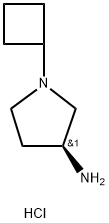 (S)-1-Cyclobutylpyrrolidin-3-amine dihydrochloride Struktur