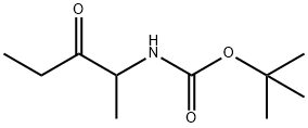 (1-Methyl-2-oxo-butyl)-carbamic acid tert-butyl ester Struktur