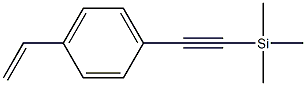 Silane, [(4-ethenylphenyl)ethynyl]trimethyl- Struktur