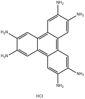 2,3,6,7,10,11-hexaaminotriphenylene Struktur