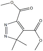 dimethyl 5,5-dimethylpyrazole-3,4-dicarboxylate Struktur