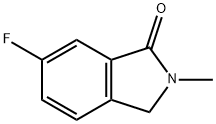 6-fluoro-2-methyl-3H-isoindol-1-one Struktur