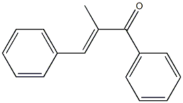 2-Propen-1-one,2-methyl-1,3-diphenyl-, (2E)- Struktur