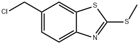 6-(Chloromethyl)-2-(methylthio)benzothiazole Struktur