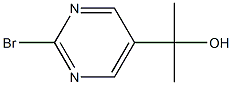 2-(2-bromopyrimidin-5-yl)propan-2-ol Struktur