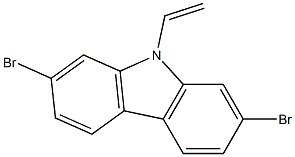 2,7-Dibromo-9-vinyl-9H-carbazole Structure