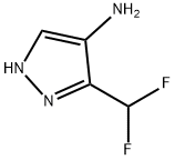 3-Difluoromethyl-1H-pyrazol-4-ylamine Struktur