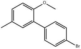 4-BROMO-2-METHOXY-5-METHYL-1,1-BIPHENYL Struktur