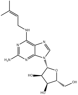 2-Amino-N6-isopentenyladenosine Struktur