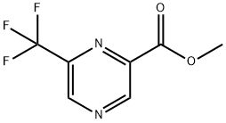 methyl 6-(trifluoromethyl)pyrazine-2-carboxylate Struktur