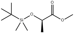 (R)-methyl 2-(tert-butyldimethylsilyloxy)propanoate Struktur