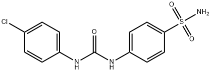 4-({[(4-chlorophenyl)amino]carbonyl}amino)benzenesulfonamide Struktur