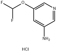 5-(Difluoromethoxy)pyridin-3-amine dihydrochloride Struktur