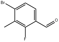 4-Bromo-2-fluoro-3-methyl-benzaldehyde Struktur