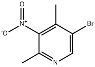 Pyridine,5-bromo-2,4-dimethyl-3-nitro- Struktur