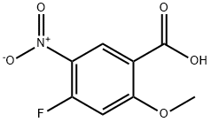 4-Fluoro-2-methoxy-5-nitrobenzoic acid Struktur