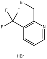 2-BROMOMETHYL-3-TRIFLUOROMETHYL-PYRIDINE HBR, 1956318-54-9, 結構式