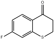 7-fluorothiochroman-4-one Struktur