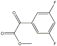 METHYL 2-(3,5-DIFLUOROPHENYL)-2-OXOACETATE Struktur