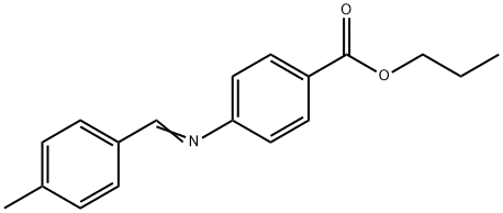 propyl 4-[(4-methylbenzylidene)amino]benzoate Struktur