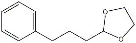 2-(3-phenylpropyl)-1,3-dioxolane Structure