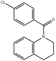 (4-chlorophenyl)-(3,4-dihydro-2H-quinolin-1-yl)methanone Struktur