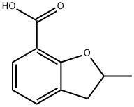 7-Benzofurancarboxylicacid, 2,3-dihydro-2-methyl- Struktur